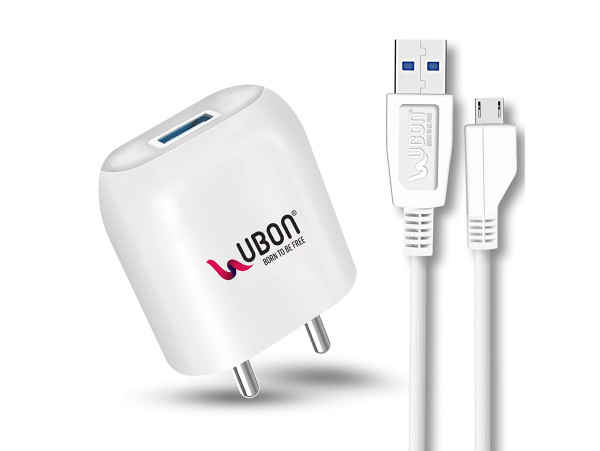 UBON CH58 usb charger BOOST 2.4amp dock charger, made in India